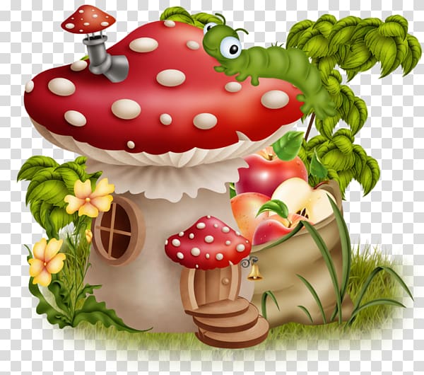 Common mushroom Fungus Strawberry, mushroom transparent background PNG clipart