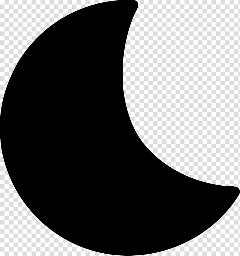 Computer Icons Moon, half-moon transparent background PNG clipart