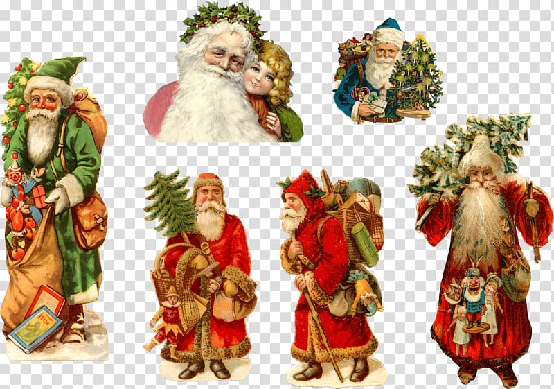 Pxe8re Noxebl Ded Moroz Santa Claus Snegurochka Reindeer, Santa Claus transparent background PNG clipart