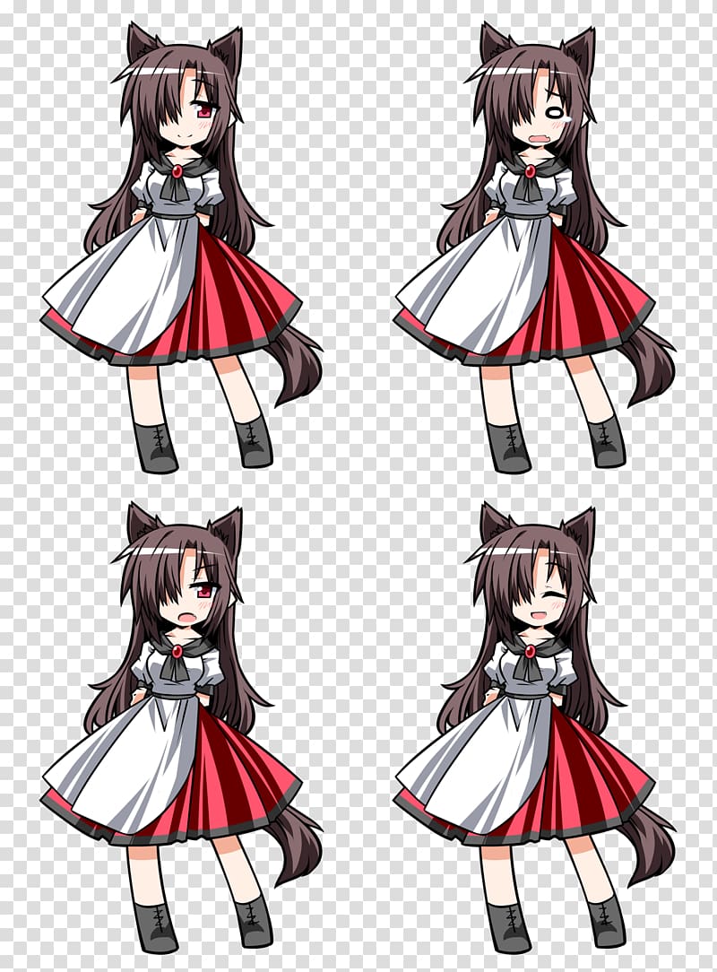 Kagerou Project Sprite Manga Touhou Project Anime, sprite transparent background PNG clipart