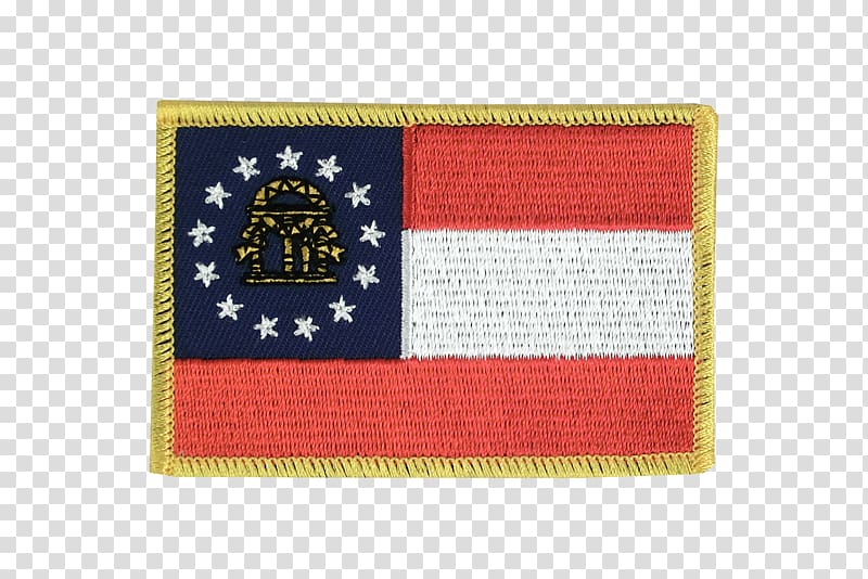 Flag patch Georgia Embroidered patch Rectangle, Flag transparent background PNG clipart