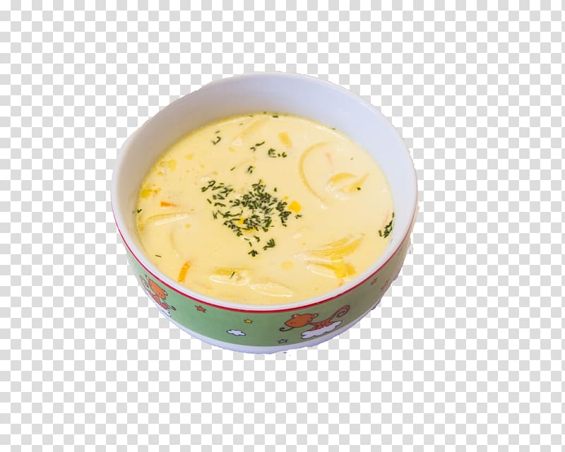 Corn chowder Potage Vegetarian cuisine Aioli Recipe, cream soup transparent background PNG clipart