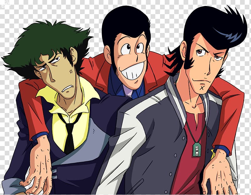 Lupin III Spike Spiegel Fan art Fujiko Mine, sansei iii transparent background PNG clipart