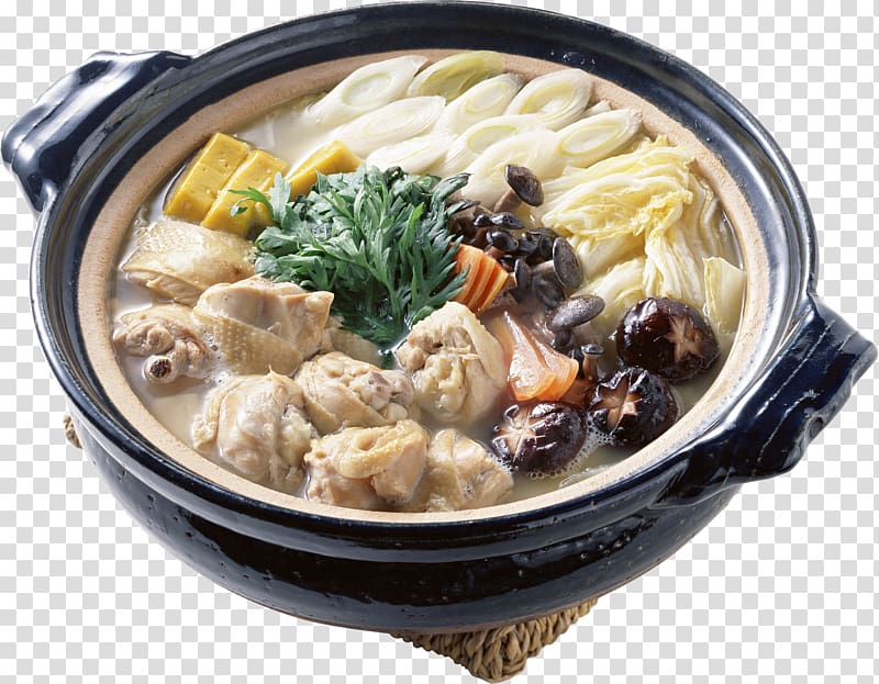 Nabemono Hot pot Food Cooking Eating, cooking pot transparent background PNG clipart