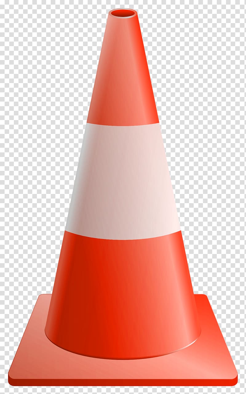 orange and white train cone, Cone Pyramid Ball Blue, Cone transparent background PNG clipart