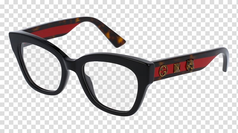 Glasses Gucci Fashion Lens Eyeglass prescription, glasses transparent background PNG clipart