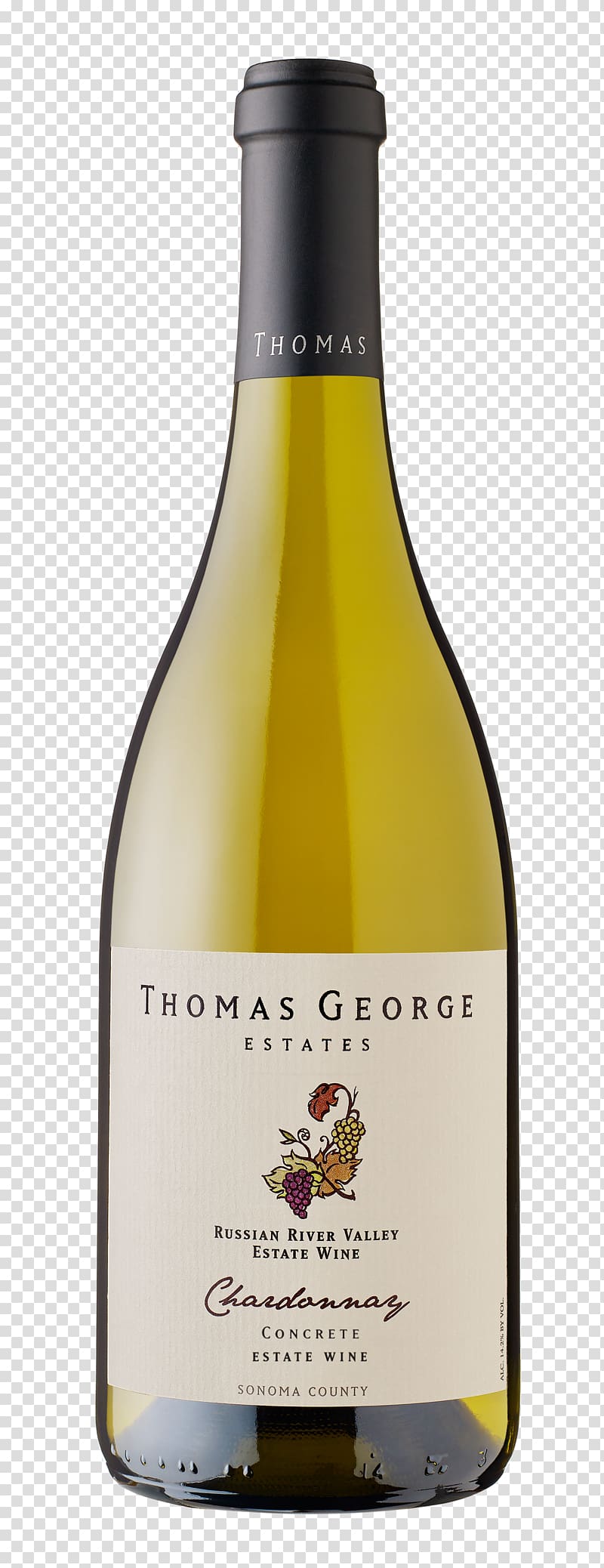 Pinot noir Thomas George Estates Russian River Valley AVA Wine Chardonnay, wine transparent background PNG clipart