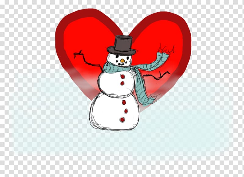 Love Character Animated cartoon Fiction The Snowman, drawing snowman transparent background PNG clipart