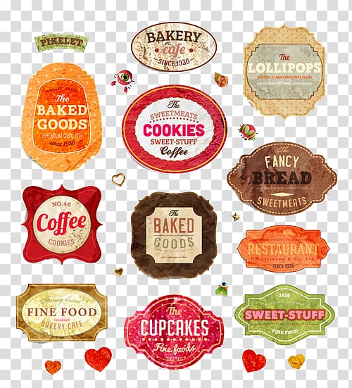 Paper Bakery Label Printing, Business transparent background PNG clipart