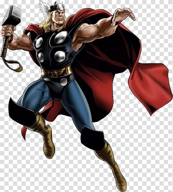Thor Marvel: Avengers Alliance Iron Man Heimdall Black Widow, Thor lightning transparent background PNG clipart