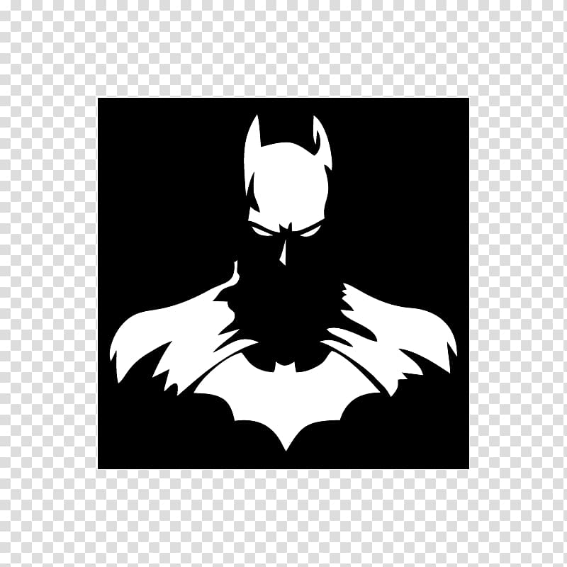Becoming Batman Stencil Wonder Woman Joker, batman transparent background PNG clipart