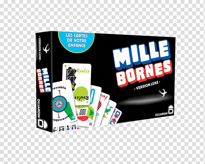 Board game Mille Bornes Dujardin Card game, Dice transparent background PNG clipart
