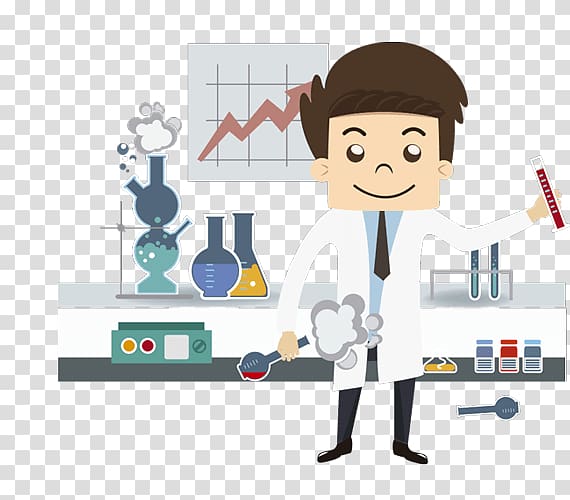 Scientist Science Technology Laboratory Experiment, our story transparent background PNG clipart