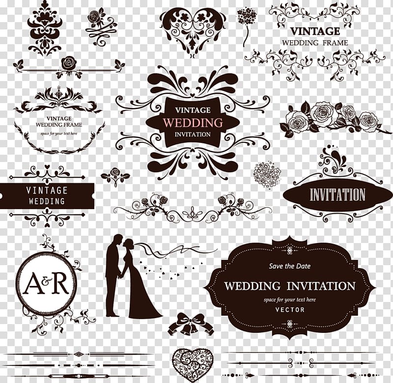 Vector Wedding Frame Png Transpa - Infoupdate.org