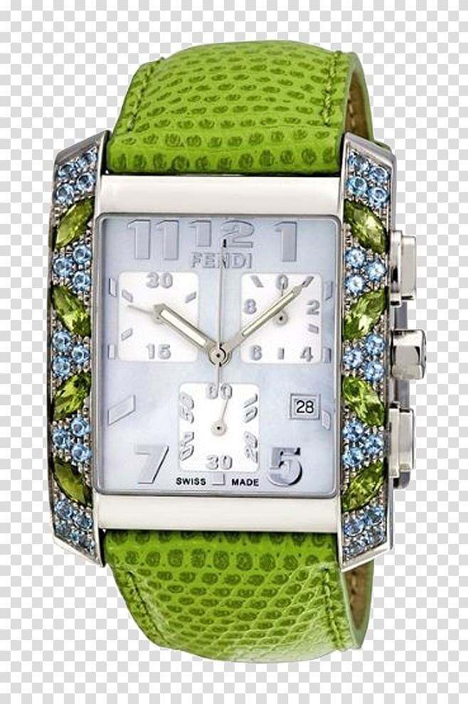 Watch strap Watch strap Chronograph Quartz clock, Women\'s Watch transparent background PNG clipart