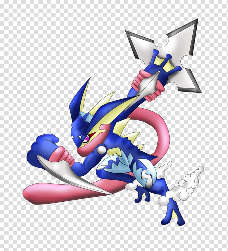 Ash Ketchum Pokémon X and Y Greninja Rayquaza, gres transparent background PNG clipart