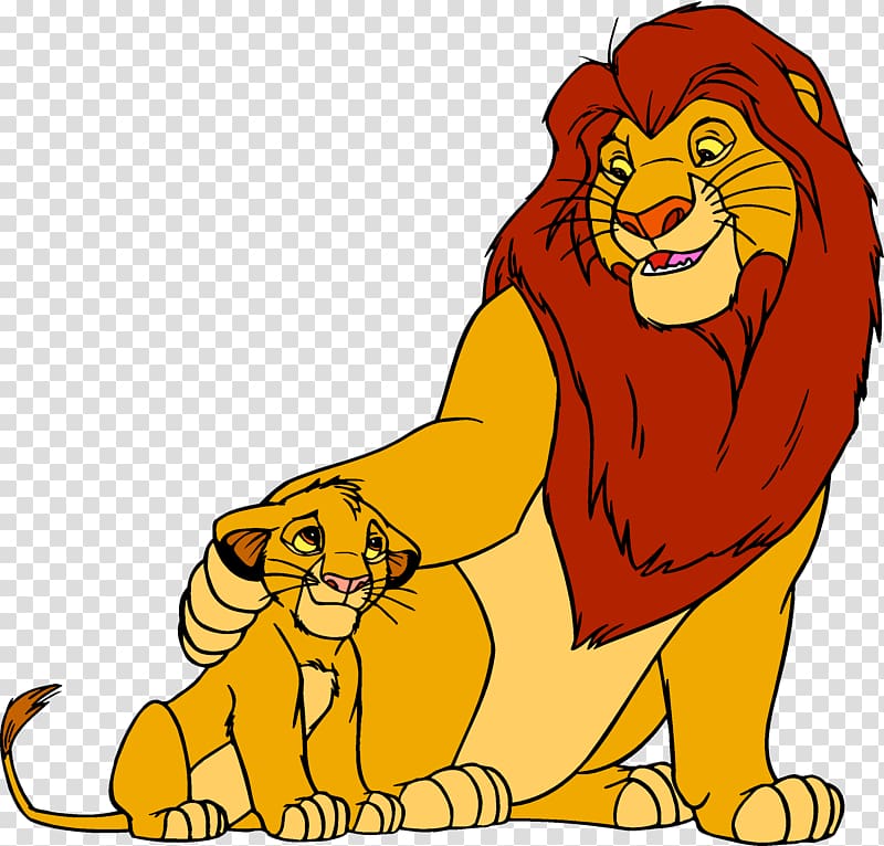 Lion King and Simba illustration, Simba Pumbaa Nala Lion Mufasa, the lion king transparent background PNG clipart