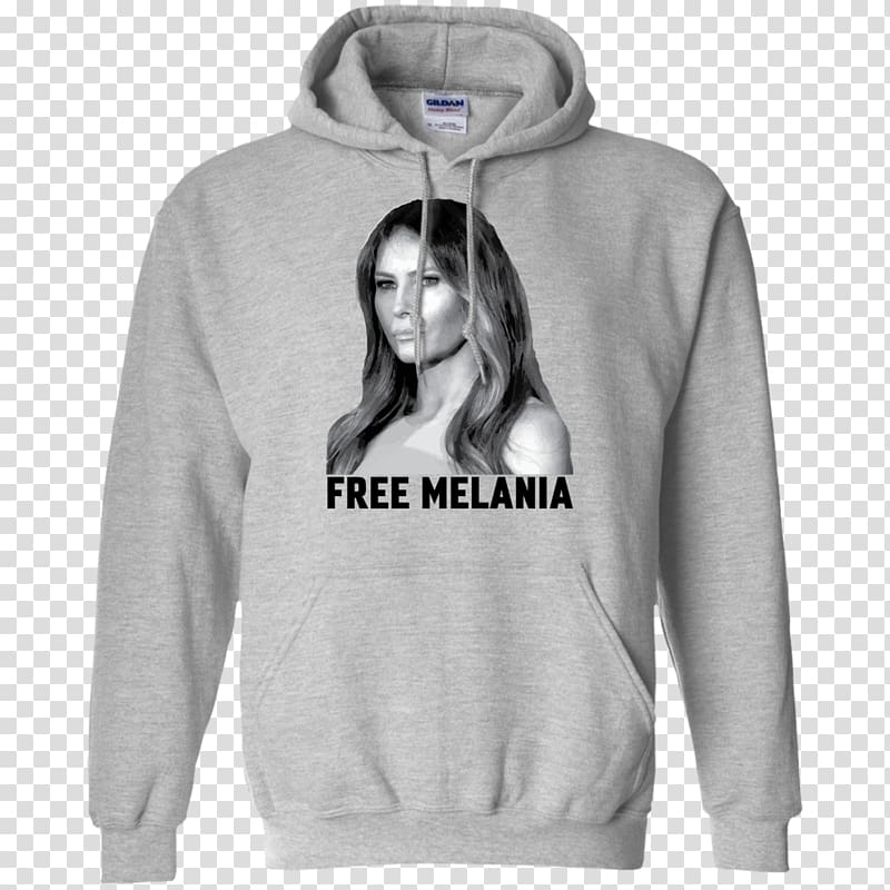 T-shirt Hoodie Eleven Robe, MELANIA TRUMP transparent background PNG clipart