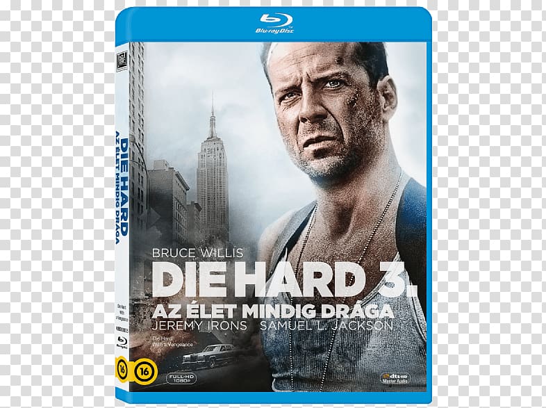 Bruce Willis Die Hard with a Vengeance Blu-ray disc Die Hard Trilogy John McClane, die hard transparent background PNG clipart