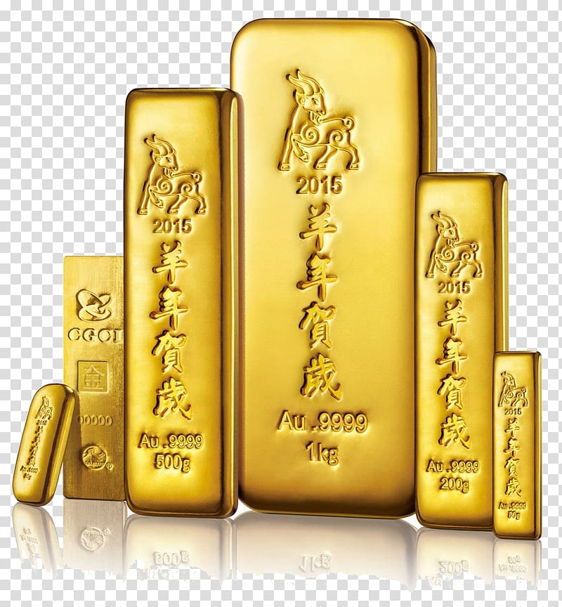 China Gold bar Chinese zodiac Gold as an investment, Bullion coins transparent background PNG clipart