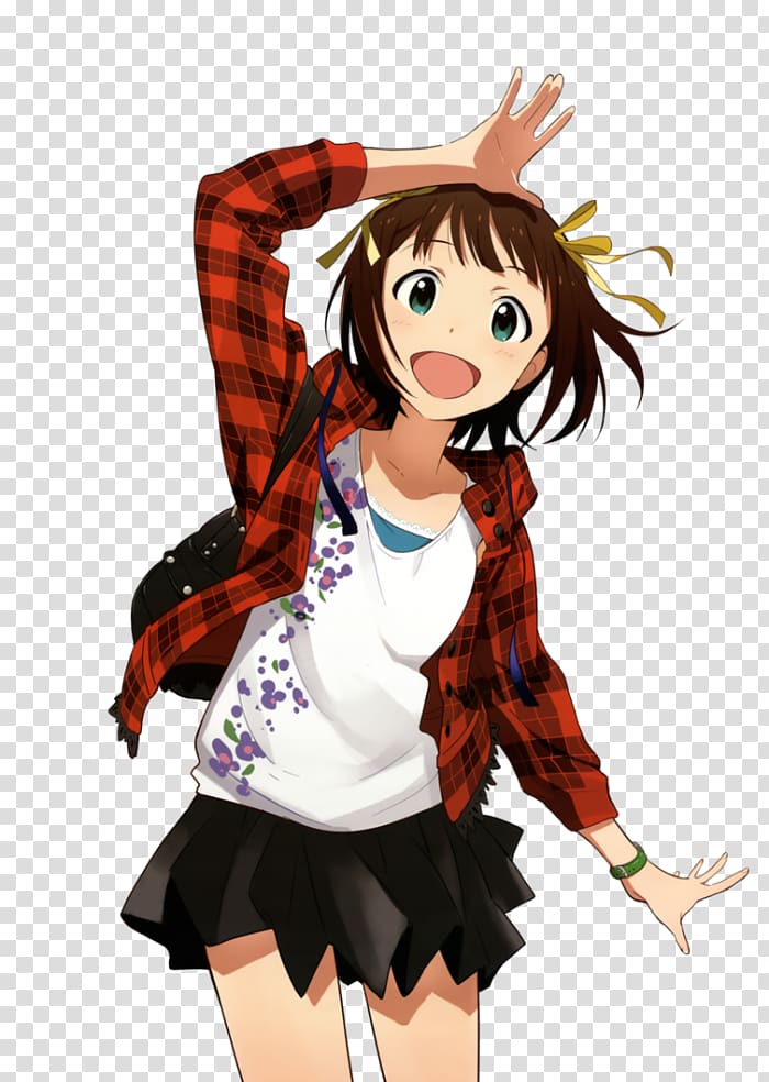 The Idolmaster Cinderella Girls Haruka Amami Japanese idol Anime, Atsushi Nishigori transparent background PNG clipart