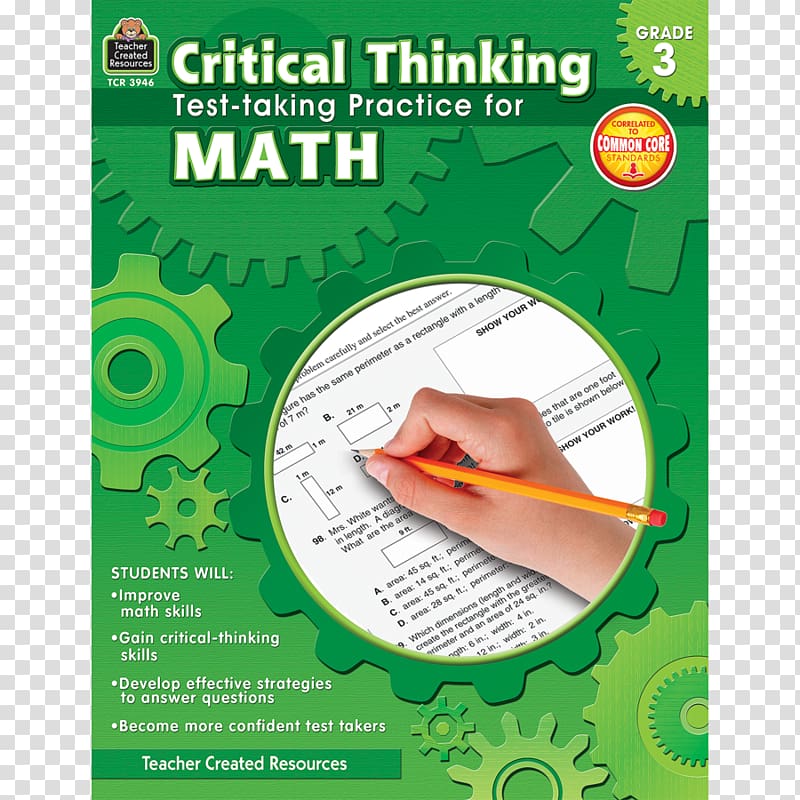Critical thinking Test Mathematics Thought Education, Mathematics transparent background PNG clipart