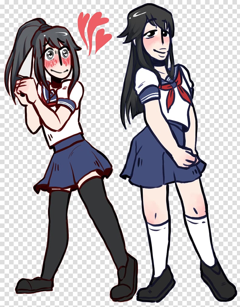 Suki Chan Yandere Simulator Senpai and kōhai, child artist transparent  background PNG clipart | HiClipart