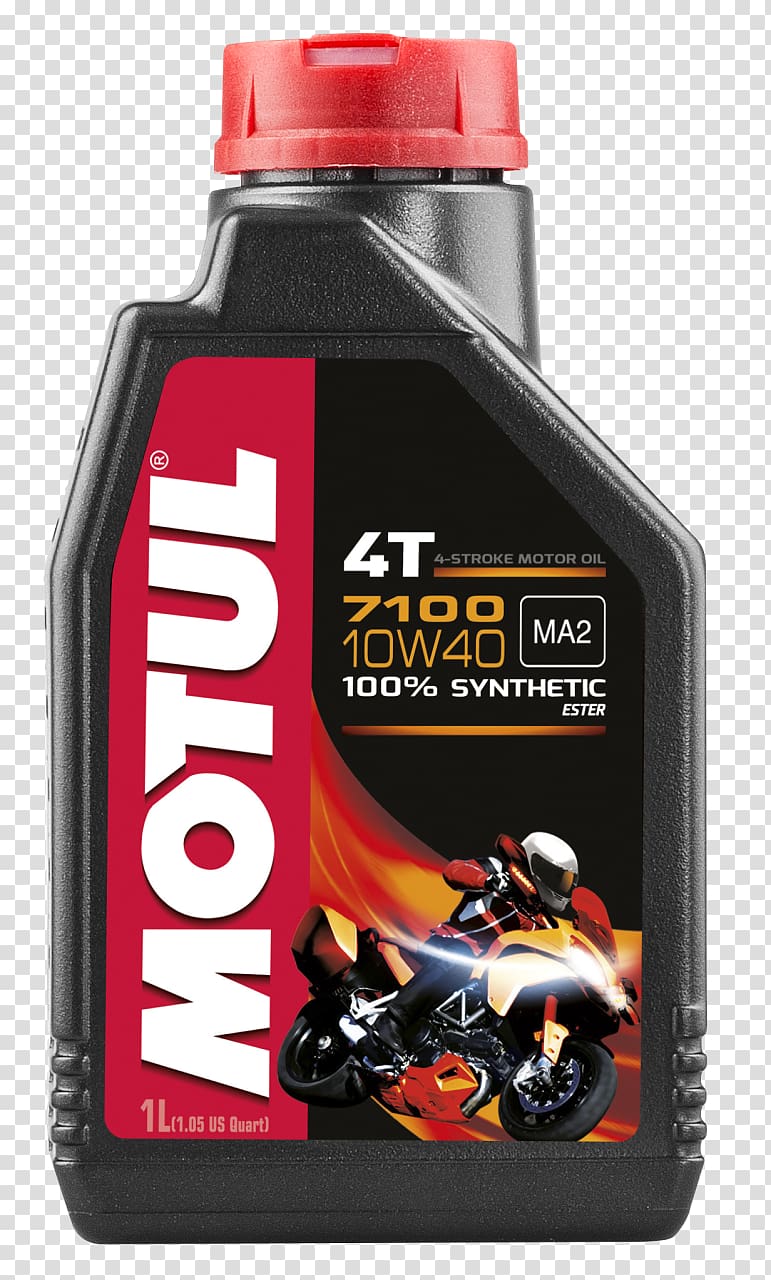 Motor oil Motul Motorcycle Synthetic oil Four-stroke engine, motorcycle transparent background PNG clipart
