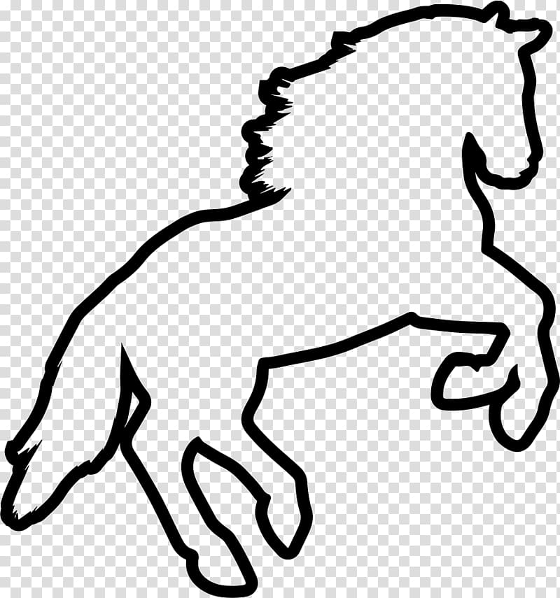 Mustang Dog Silhouette Rearing , mustang transparent background PNG clipart