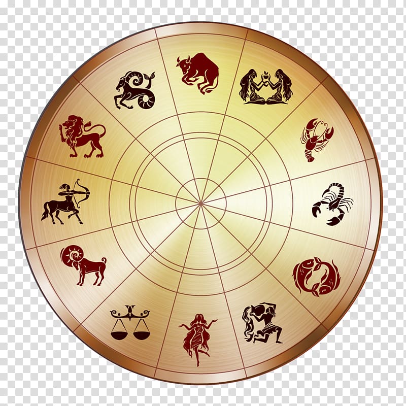 Zodiac Astrology Horoscope Astrological sign, 12 Zodiac turntable material transparent background PNG clipart