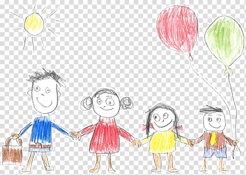 Drawing Child Parent Painting, child transparent background PNG clipart