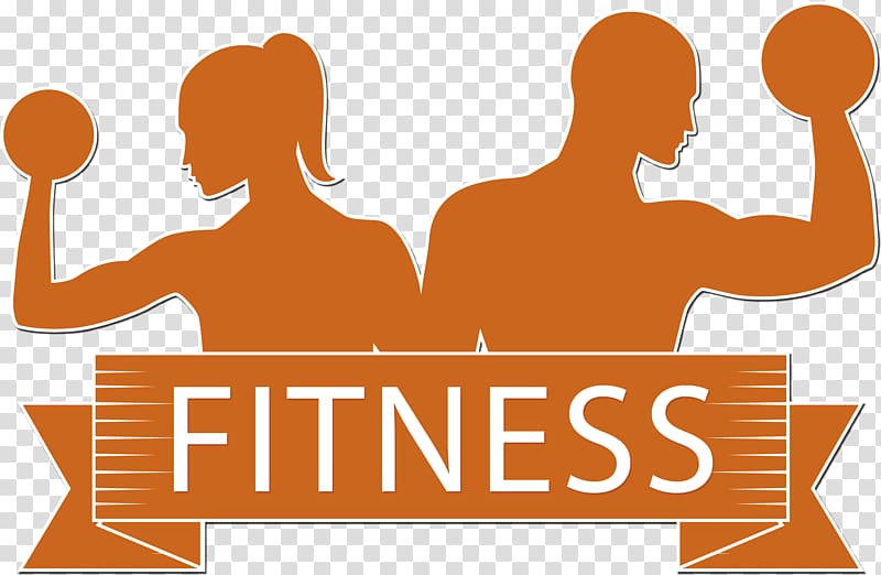 Fitness logo, creative fitness logo transparent background PNG clipart