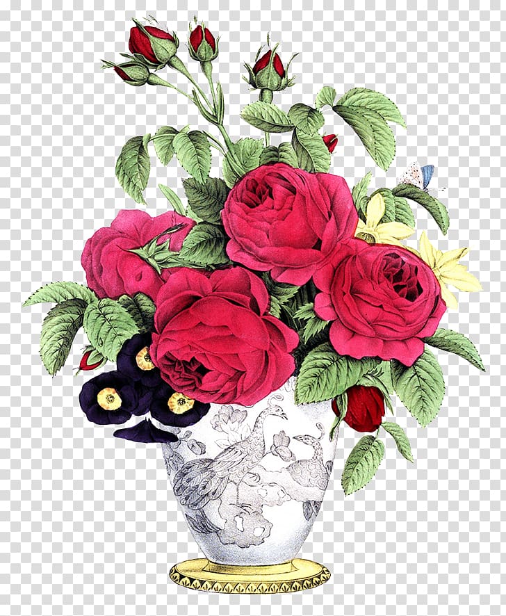 Flower delivery Vase Rose Floral design, long braids transparent background PNG clipart