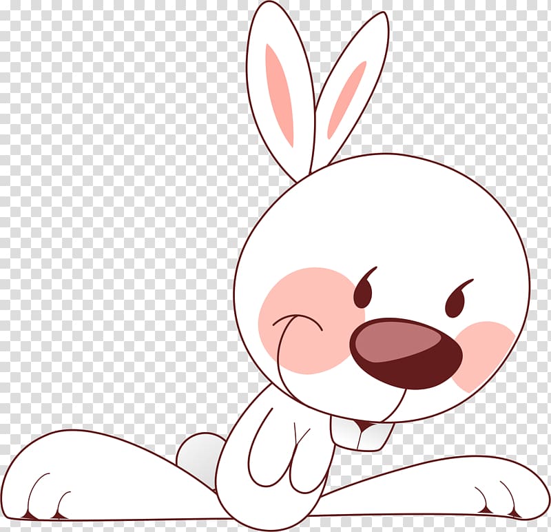Domestic rabbit Easter Bunny , Cartoon rabbit transparent background PNG clipart