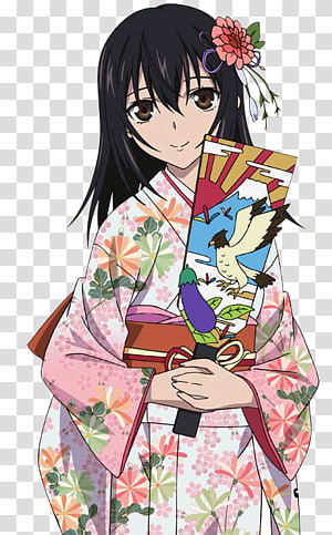 Divine Gate Strike the Blood Anime Wiki GungHo Online, japan kimono,  purple, game png