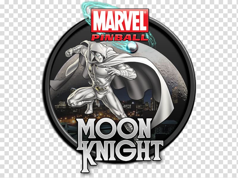 Pinball FX Logo Moon Knight Brand, wheel full set transparent background PNG clipart