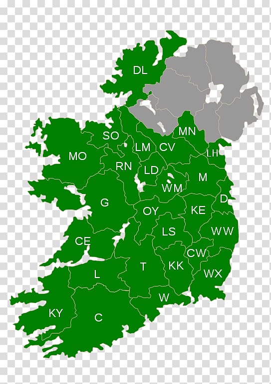 Counties of Ireland Atlas of Ireland Blank map, car plate transparent background PNG clipart
