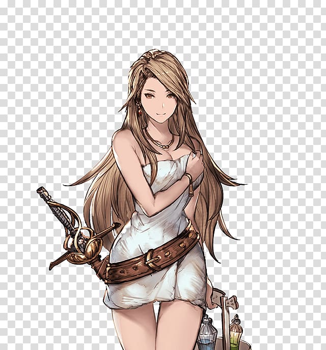 Granblue Fantasy Drawing Anime Game, short hair girl transparent background PNG clipart