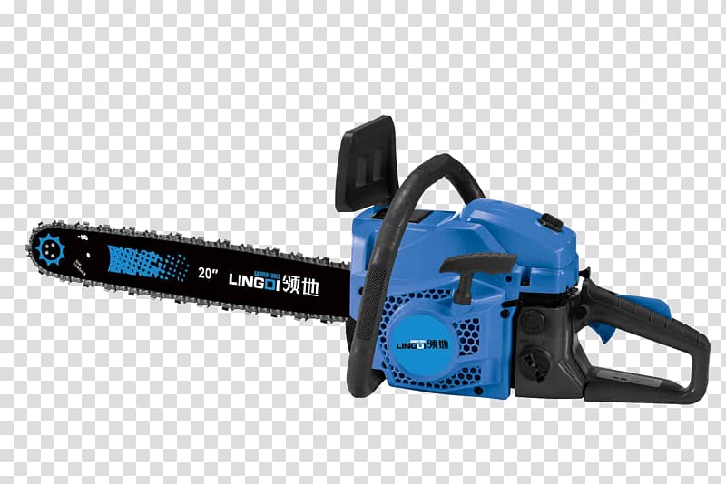 Dnipro Chainsaw Online shopping Tool, Cool blue chainsaw transparent background PNG clipart