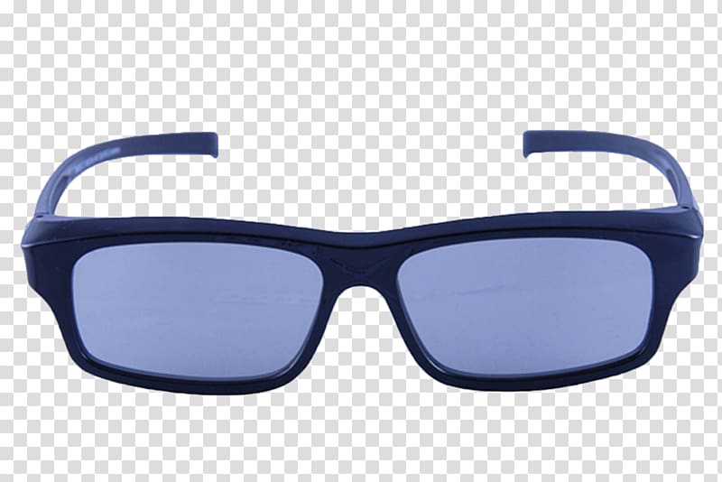 Goggles Sunglasses Fashion accessory Ray-Ban Wayfarer, Blue 3D glasses transparent background PNG clipart