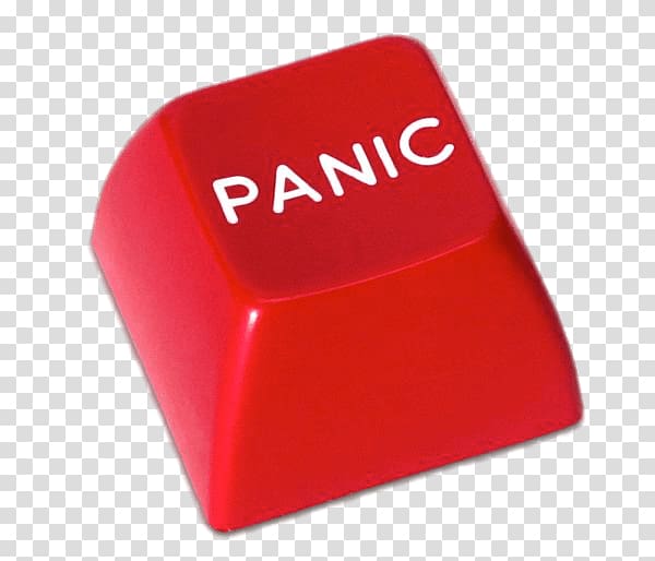 red Panic button illustration, Keyboard Panic Button transparent background PNG clipart