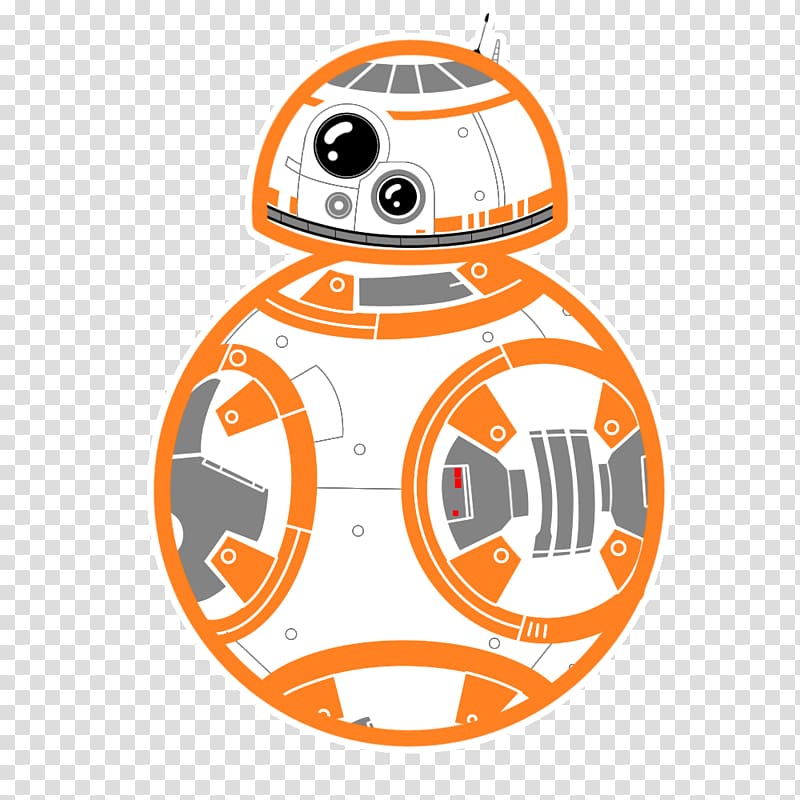 Star Wars BB-8 illustration, BB-8 R2-D2 Han Solo Kylo Ren Stormtrooper, inspirational transparent background PNG clipart