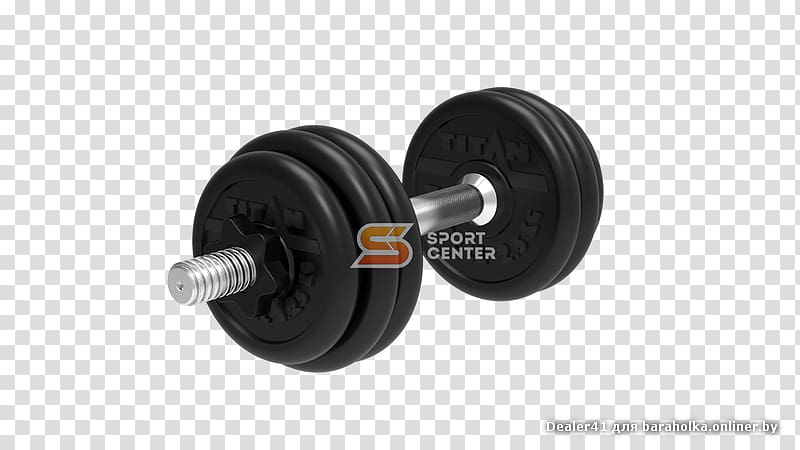 Dumbbell Barbell Exercise machine Sport Ekspander, flea market transparent background PNG clipart