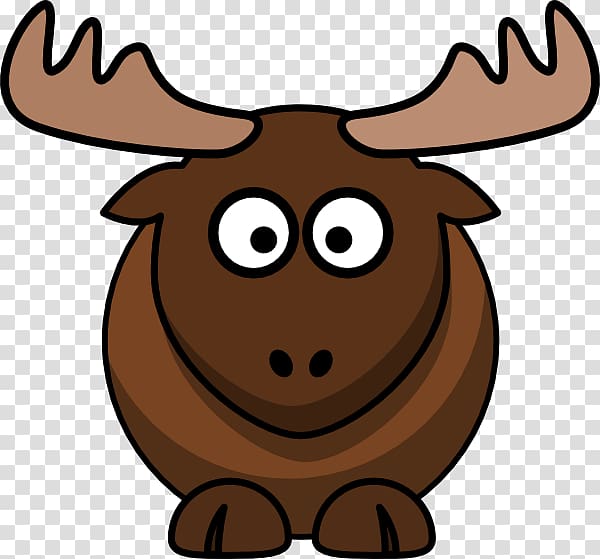 Elk Moose Cartoon Deer , Cartoon Moose transparent background PNG clipart