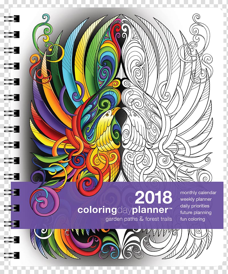 Coloring book Personal organizer Publishing Color the Psalms Calendar, others transparent background PNG clipart