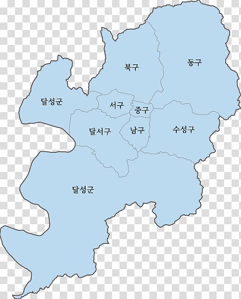 Seoul Daegu metropolitan city of South Korea Administrative division Teukbyeolsi, transparent background PNG clipart
