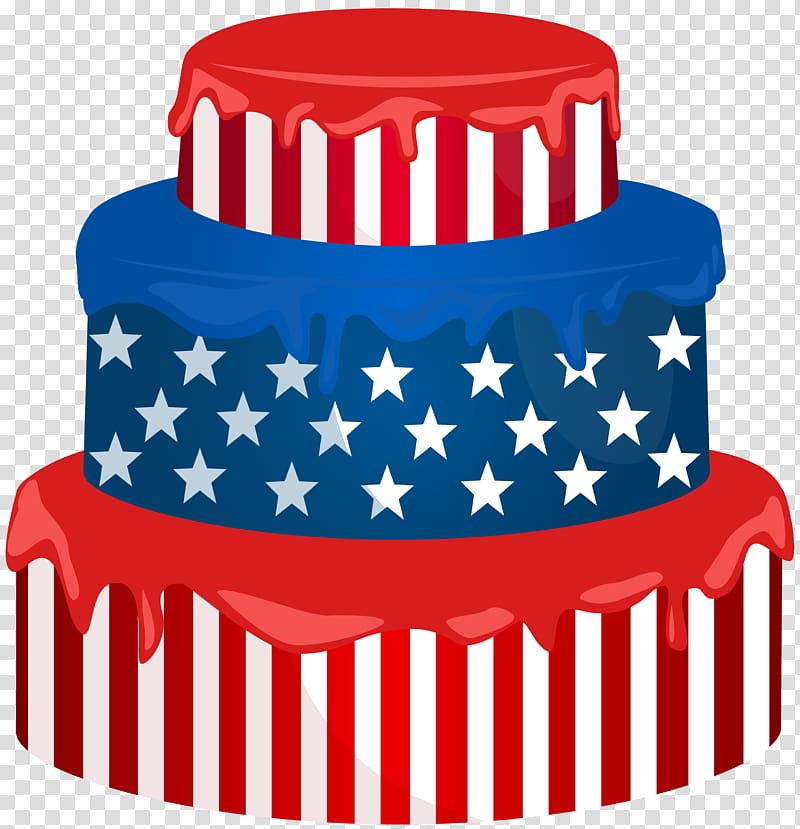 red and white cake illustration, United States National Memorial Day Concert Public holiday American Civil War, USA Cake transparent background PNG clipart
