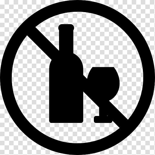 no alcohol clipart black and white