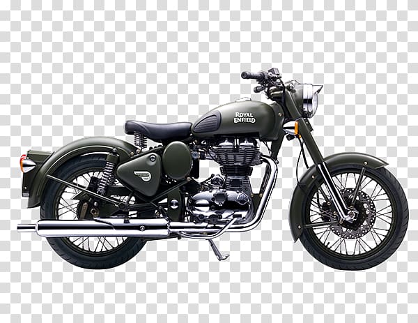 Royal Enfield Bullet Car Motorcycle Royal Enfield Classic Enfield Cycle Co. Ltd, Green Classic Car transparent background PNG clipart