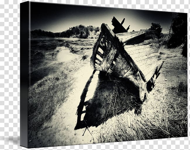 Black and white Pinhole camera, Ship wreck transparent background PNG clipart